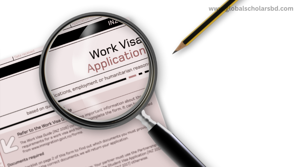 Work visa application process