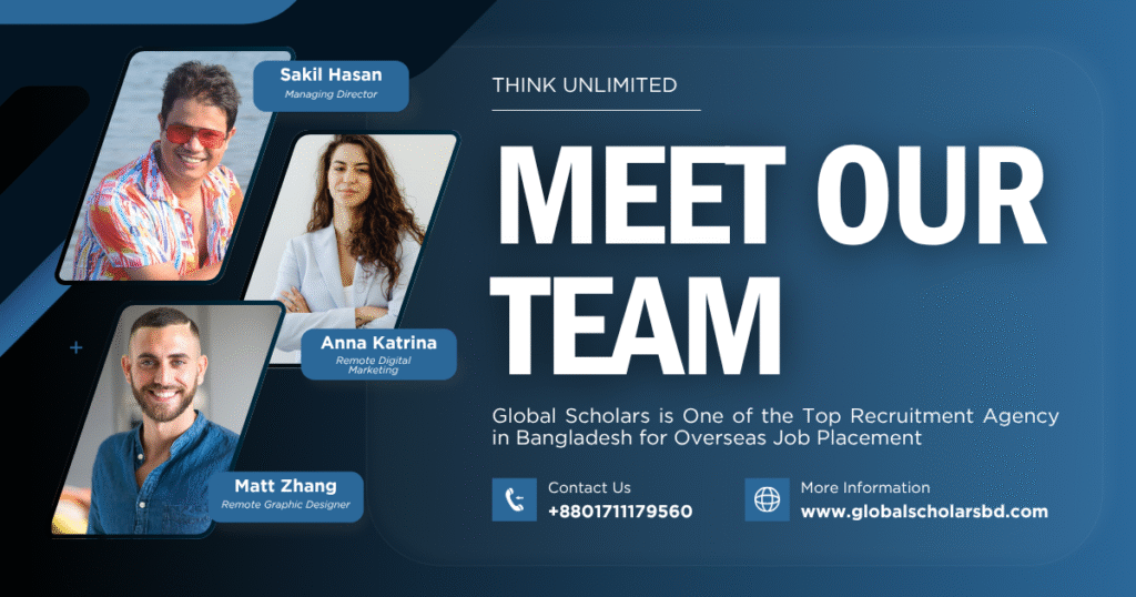 Global Scholars is One of the Top Recruitment Agency in Bangladesh for Overseas Job Placement
